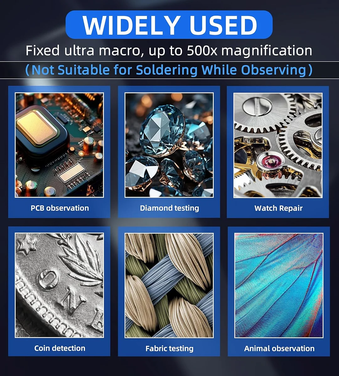 Kids Microscope 1000X with 4K Screen, Portable Science Kit with Slides for Kids Ages 4-12, Rechargeable Digital Handheld Pocket Microscope (Green)