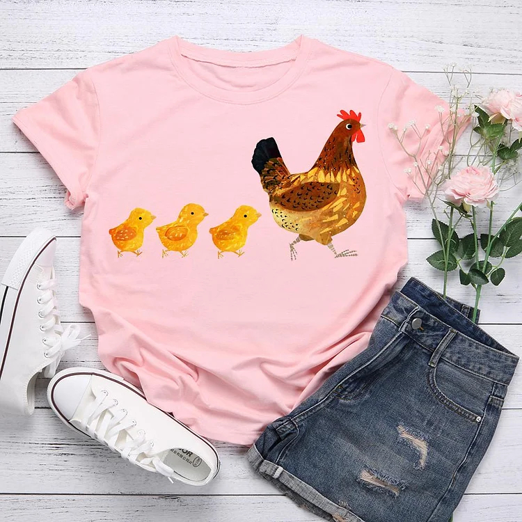 PSL - Chicken and Chicks Classic  T-shirt Tee -05180