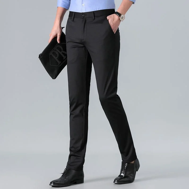 Casual Pants Men's Spring And Summer  Slim Small Leg Korean Business Trousers The Office A Formal  The New Listing Fashion