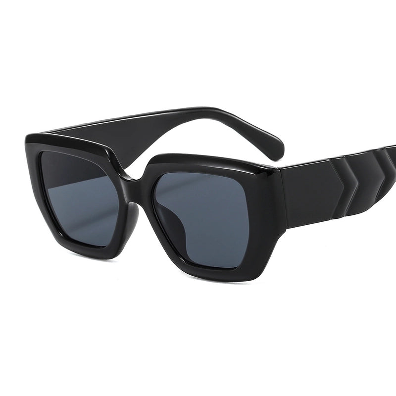 Retro Leopard Ac Cat Eye Patchwork Full Frame Women’s Sunglasses