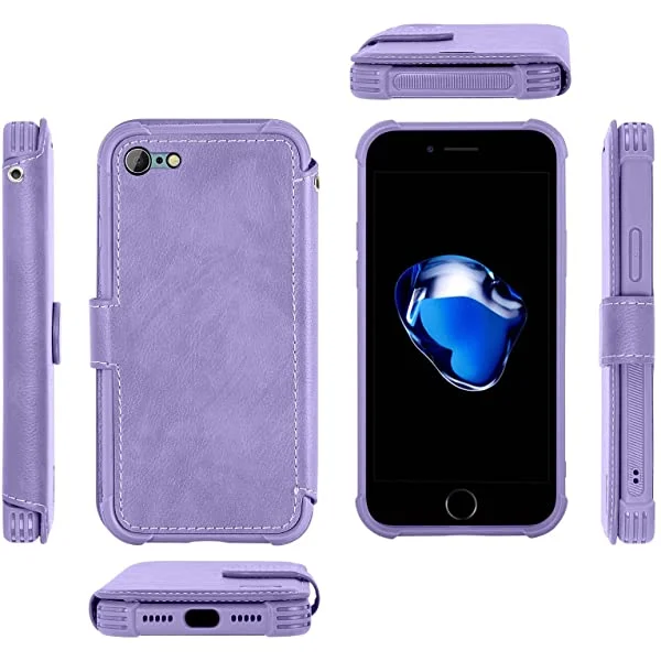 VANAVAGY iPhone SE 2022/iPhone SE 2020 Wallet /iPhone 8/iPhone 7 Wallet Case 4.7 inch