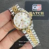 Lady's Rolex 31mm Datejust m278273-0028 Two Tone Yellow Gold on Jubilee with Mother-of-pearl Diamond-set Dial Super clone