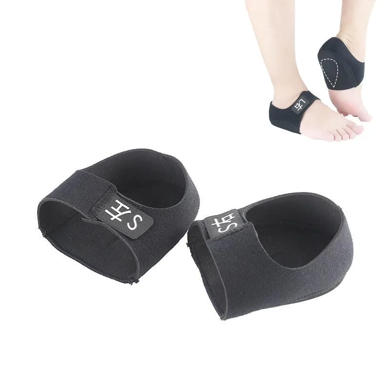 Heel Fatigue Shock Absorption And Warmth Gel Protective Cover, Size:S, Style:with Printing