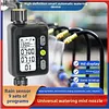 Sprinkler Timer with Easy Installation Rain Sensing Programmable Hose Faucet Controller IPX5 Waterproof for Plant Yard Lawns Outdoor (English Version)