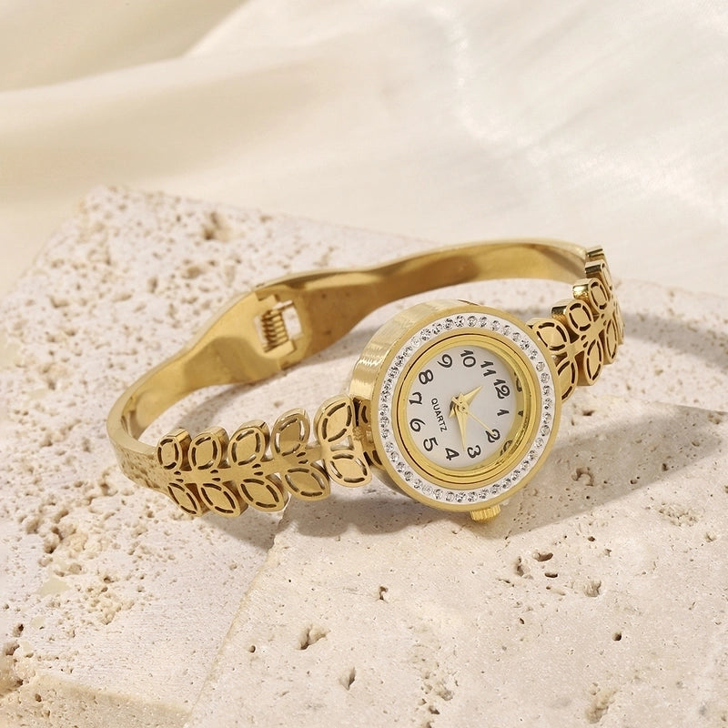 Elegant Solid Color Quartz Women’s Watches