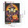 (40*50cm)Halloween Pumpkin Winged Dragon - Full Round Drill Diamond Painting