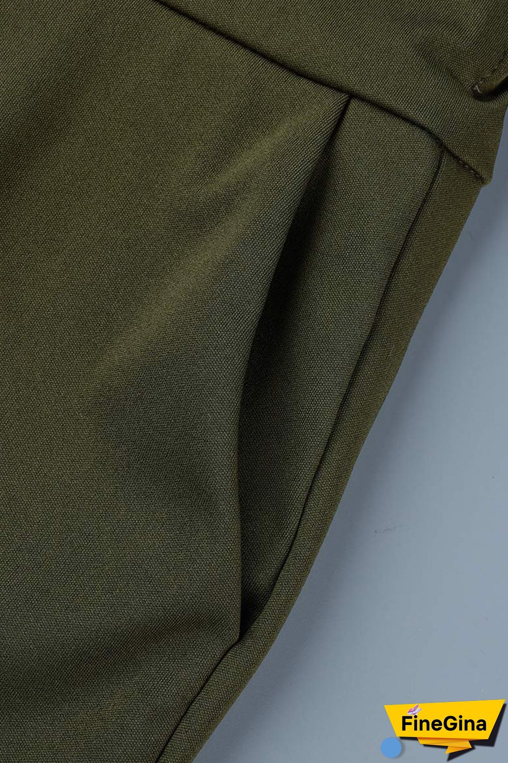 Black Casual Solid Buttons Regular High Waist Conventional Solid Color Trousers