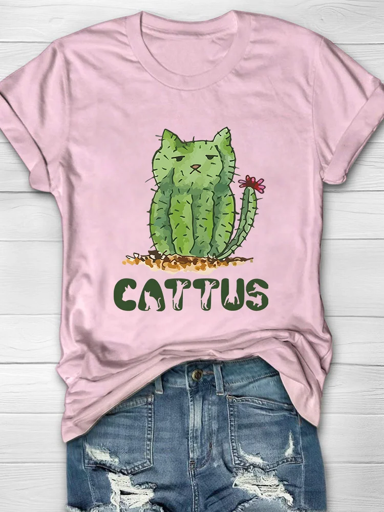 Cat cactus outlet shirt