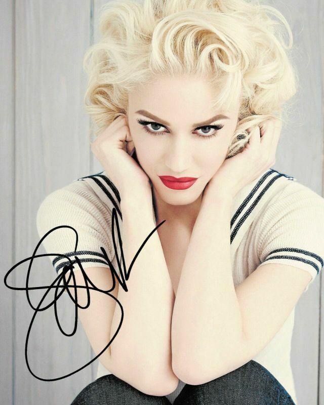 Gwen Stefani Autograph Signed Photo Poster painting Print