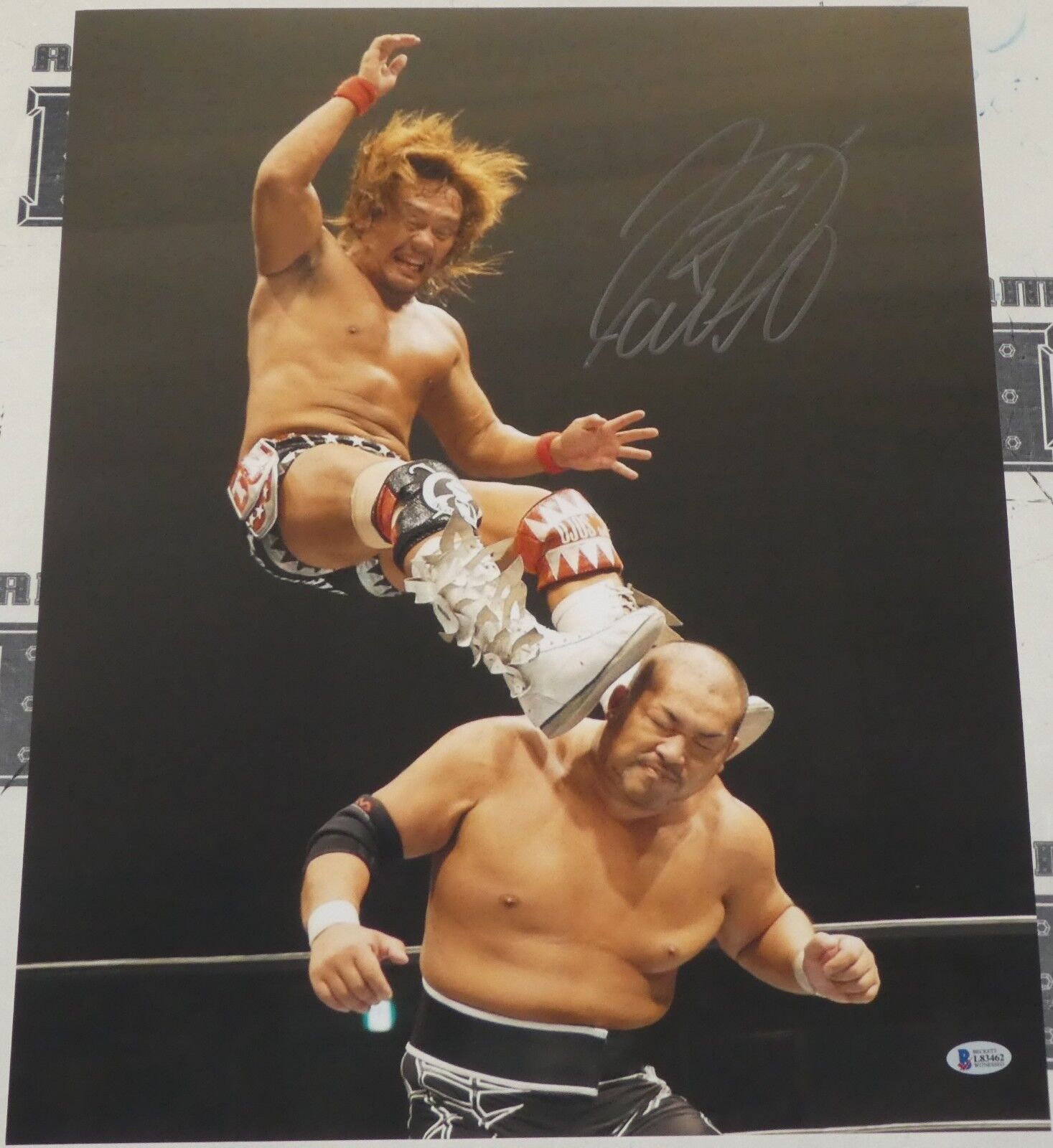 Tetsuya Naito Signed 16x20 Photo Poster painting BAS COA New Japan Pro Wrestling LIJ Autograph 7