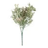 5 Stems Artificial Plant Clover Bunch Faux Flower 