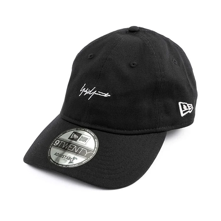 Yohji Yamamoto Signature Co Branded Alphabet Embroidery Signature LOGO Baseball Cap Curved Brim Flat Tongue Hat For Men And Wome