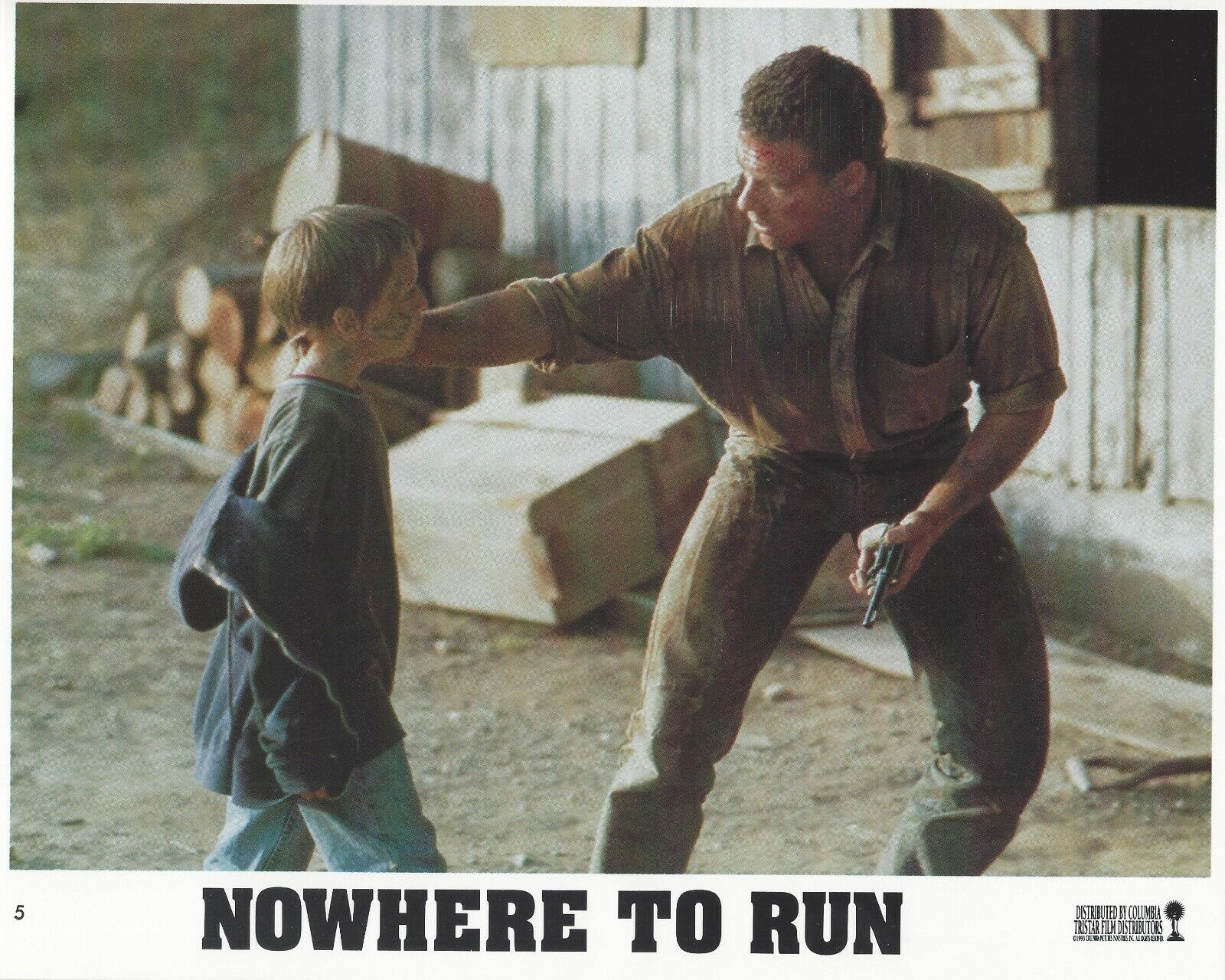 Nowhere To Run Original 8x10 Lobby Card Poster Photo Poster painting 1993 #5 Van Damme Harmon