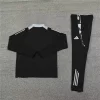 2024/2025 Manchester United Half-Pull Training Wear Black Football Shirt