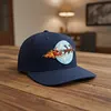 Unisex Christmas Santa Claus Embroidery Baseball Cap Hat for Christmas Day Gift