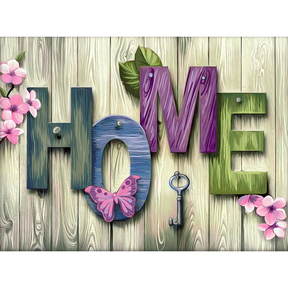 English Letters - Full Round - Diamond Painting