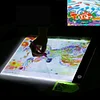 (US Local)Diamond Painting A4 LED Light Pad LED Drawing Board Copy Board Tools (Pink)