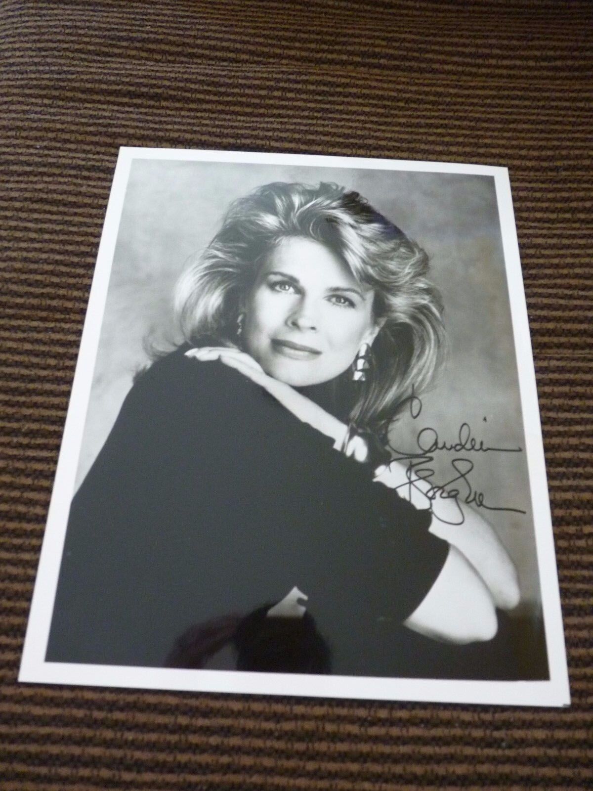 Candice Bergen Murphy Brown 8x10 Fan Club Photo Poster painting PRINTED SIGNATURE