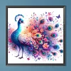 Diamond Painting-DIY Full Round Drill Peacock(40*40CM)