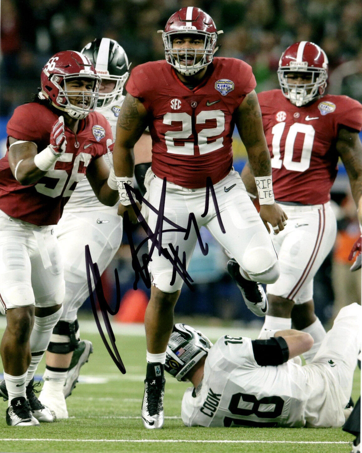 Ryan Anderson Alabama Crimson Tide signed autographed 8x10 football Photo Poster painting RTR e