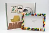  DIY Building Block Photo Frame Kit,Creative Handmade Assembled Photo Frame Handmade Craft Gift Home Tabletop Display Decor