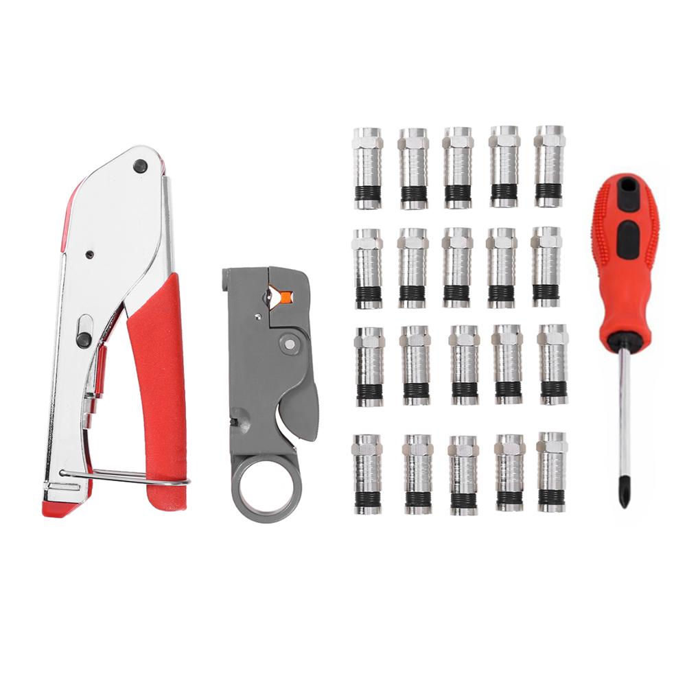 

Wire Stripping Squeezing Pliers Coaxial Cable Press Clamp Cable Tool Sets, 501 Original