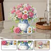 (US Local)Acrylic Special Shaped Rose Bouquet DIY Table Top Diamond Painting Ornament Kits