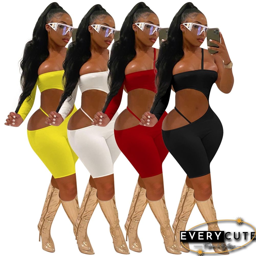 Sexy Jumpsuit Women Party Clubwear Club Outfits Bodycon Rompers Playsuits Summer Shorts