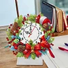 Diamond Painting Acrylic Christmas Cardinal Clock for Home Office