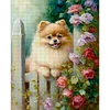 Puppies - 11CT Stamped Cross Stitch 40*50cm