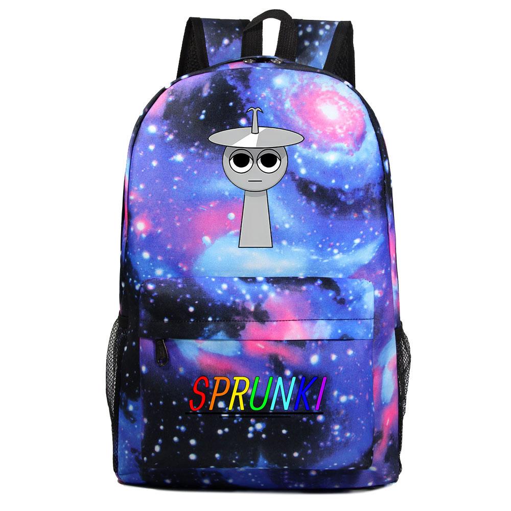 Mayoulove Sprunki Backpack Lightweight Design with Multiple Pockets for School Use-Mayoulove