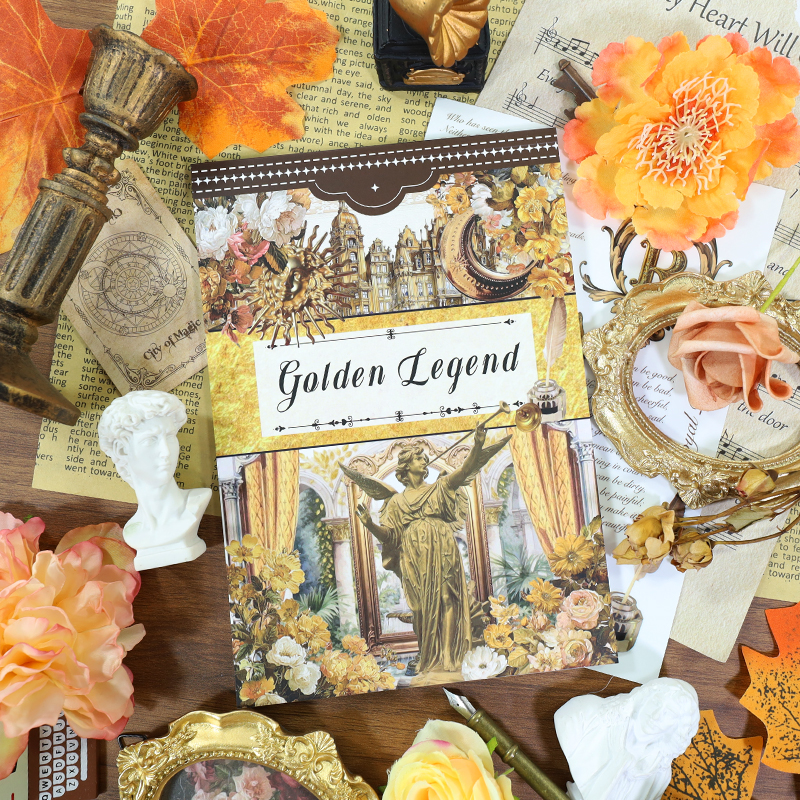 스티커북 - 20개/세트 빈티지 캐릭터 동상 성