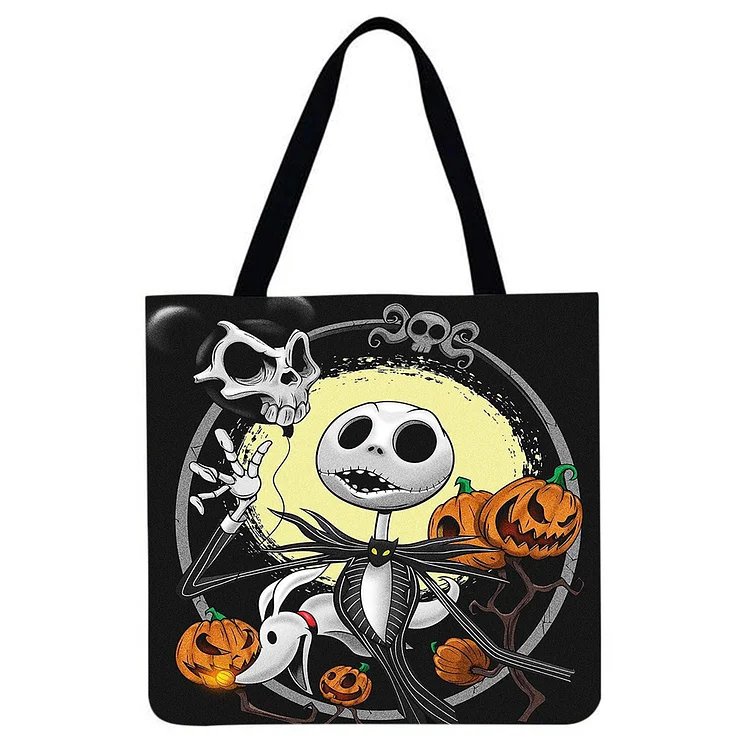 Skull - Linen Tote Bag