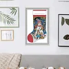 Carol Stocking -16CT Stamped Cross Stitch Kit(30*44cm)