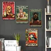 6pcs - Cat- Vintage Metal  Signs(8*12Inch)  - Cat