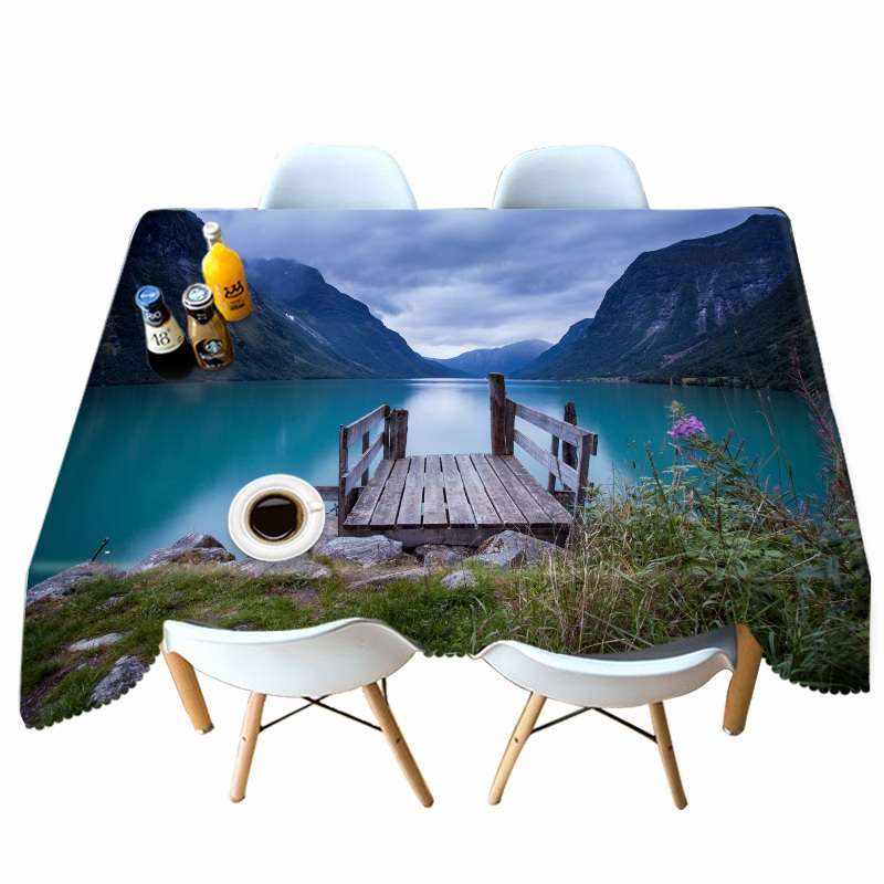 

Beautiful Sea View - 3D Tablecloth, 140*210cm, 501 Original