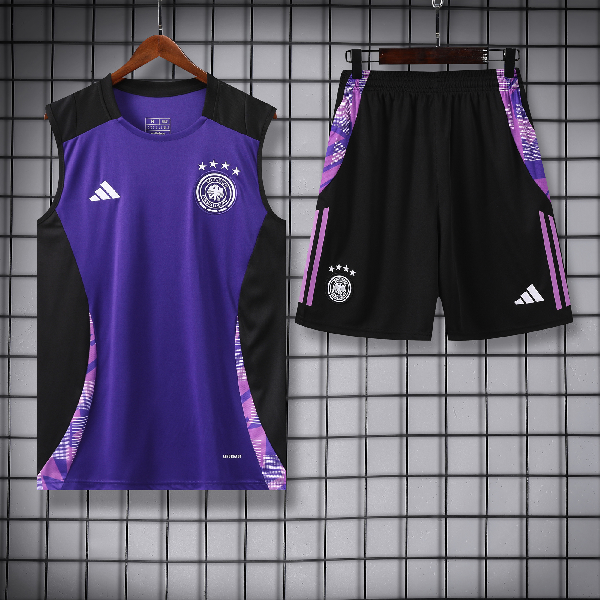 Germany 24-25 Training Vest Suit - Purple