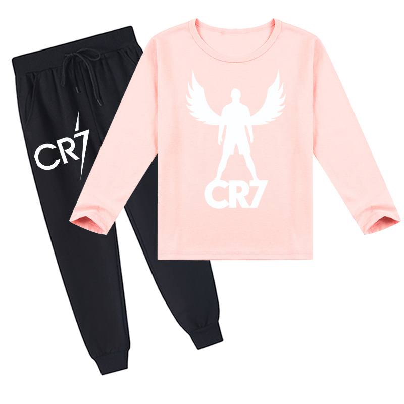 Mayoulove Messi Long Sleeve T-Shirt Set for Boys  Girls - Stylish Soccer Apparel, Perfect Gift for Young Fans-Mayoulove
