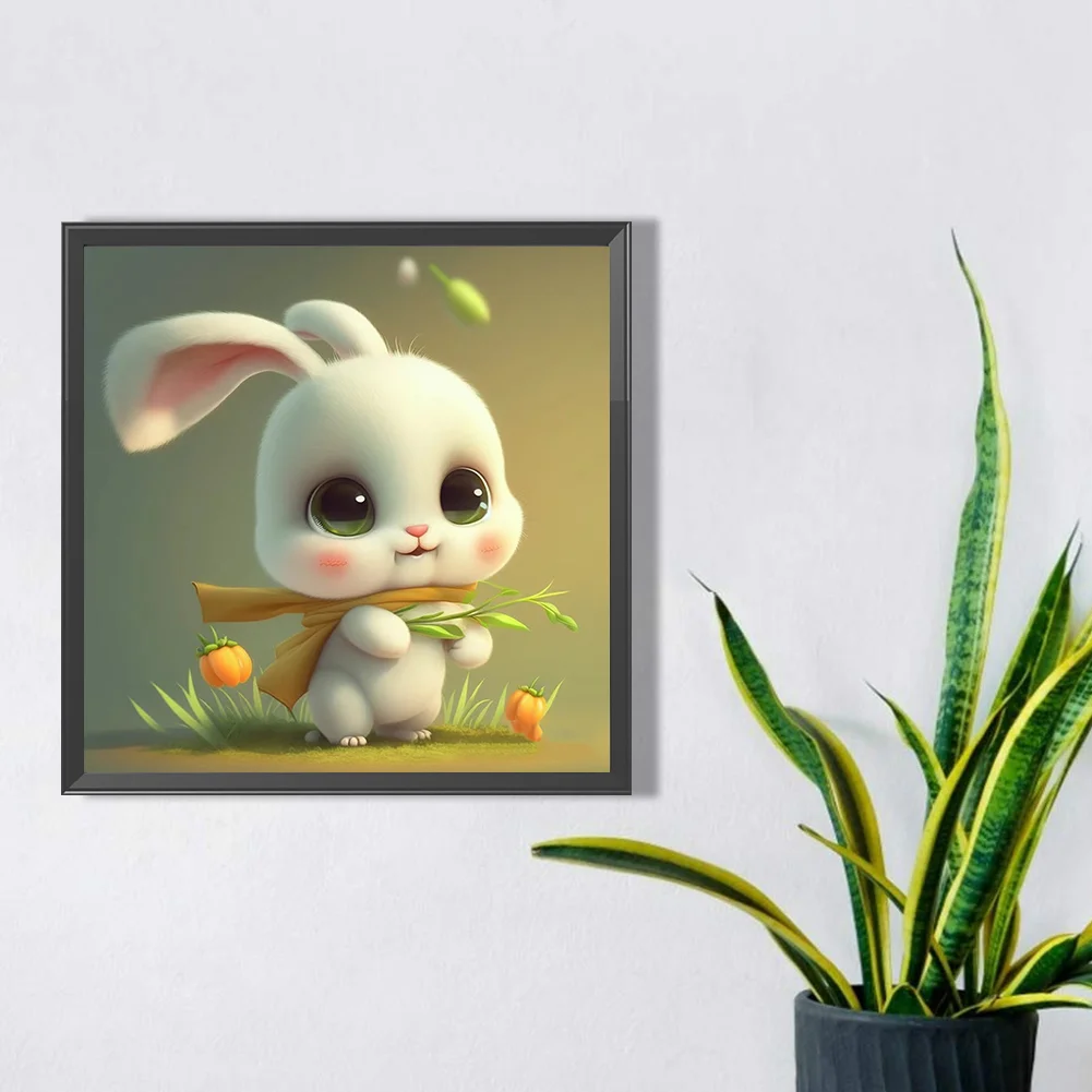 Diamond Painting - Full Round Drill - Rabbit(30*30cm)