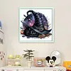 Witch Hat Cat-11CT Stamped Cross Stitch 40*40cm