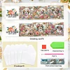(US Local)6pcs Diamond Painting Greeting Cards DIY Diamond Art Cards Crafts (Dog Garden)