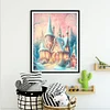 Castle Diamond Art Kits Resin Canvas 5D DIY for Office Home Wall (Style A)