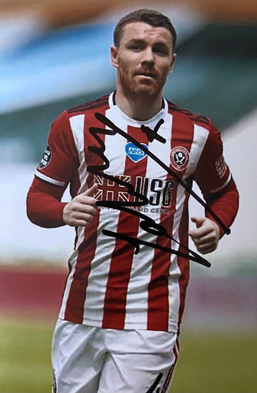 John Fleck Genuine Hand Signed Sheffield United 6X4 Photo Poster painting 2