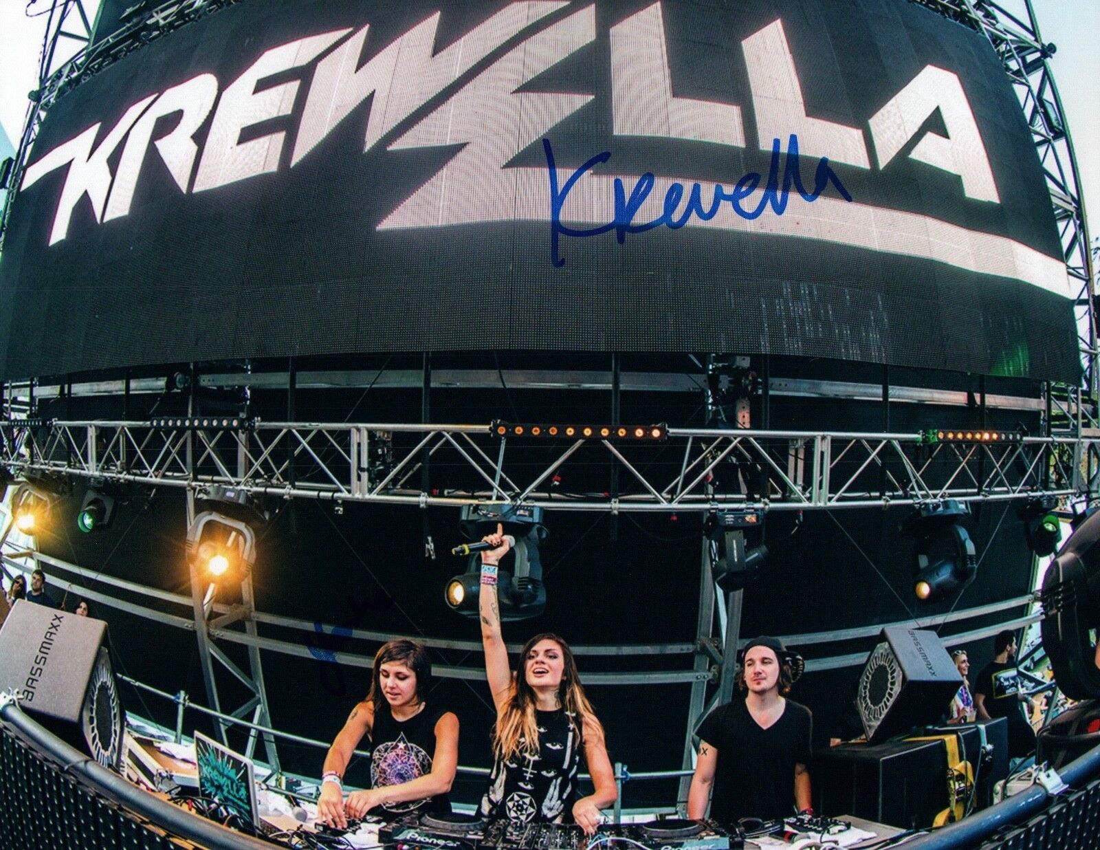 KREWELLA Signed Autographed 8x10 Photo Poster painting EDM DJ Group COA VD