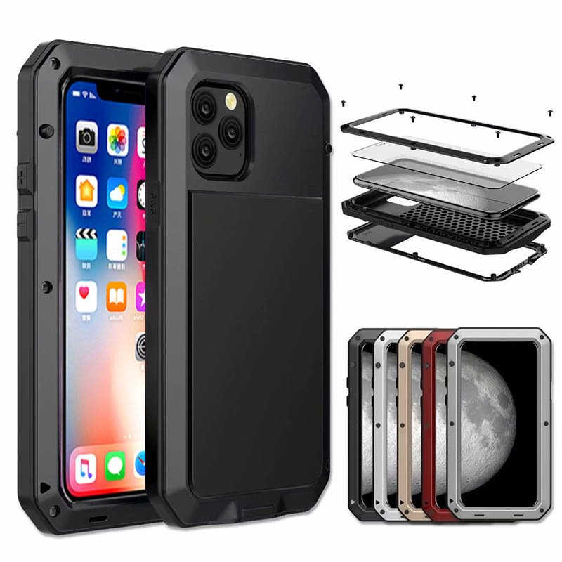 Titan Heavy Duty Metal iPhone Case, Dropproof, Shockproof Cases