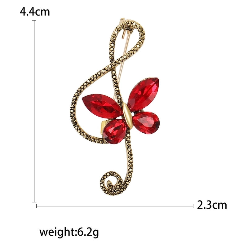 Lady Pin Butterfly Alloy Women’s Brooches