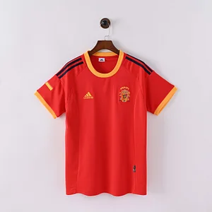 2002 Retro Spain Home Football Shirt 1:1 Thai Quality