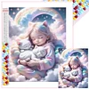 Diamond Painting -DIY Round Drill Cute Little Girl(35x45cm)