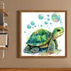 Turtle - 18CT Stamped Cross Stitch 20*20cm/7.87*7.87in
