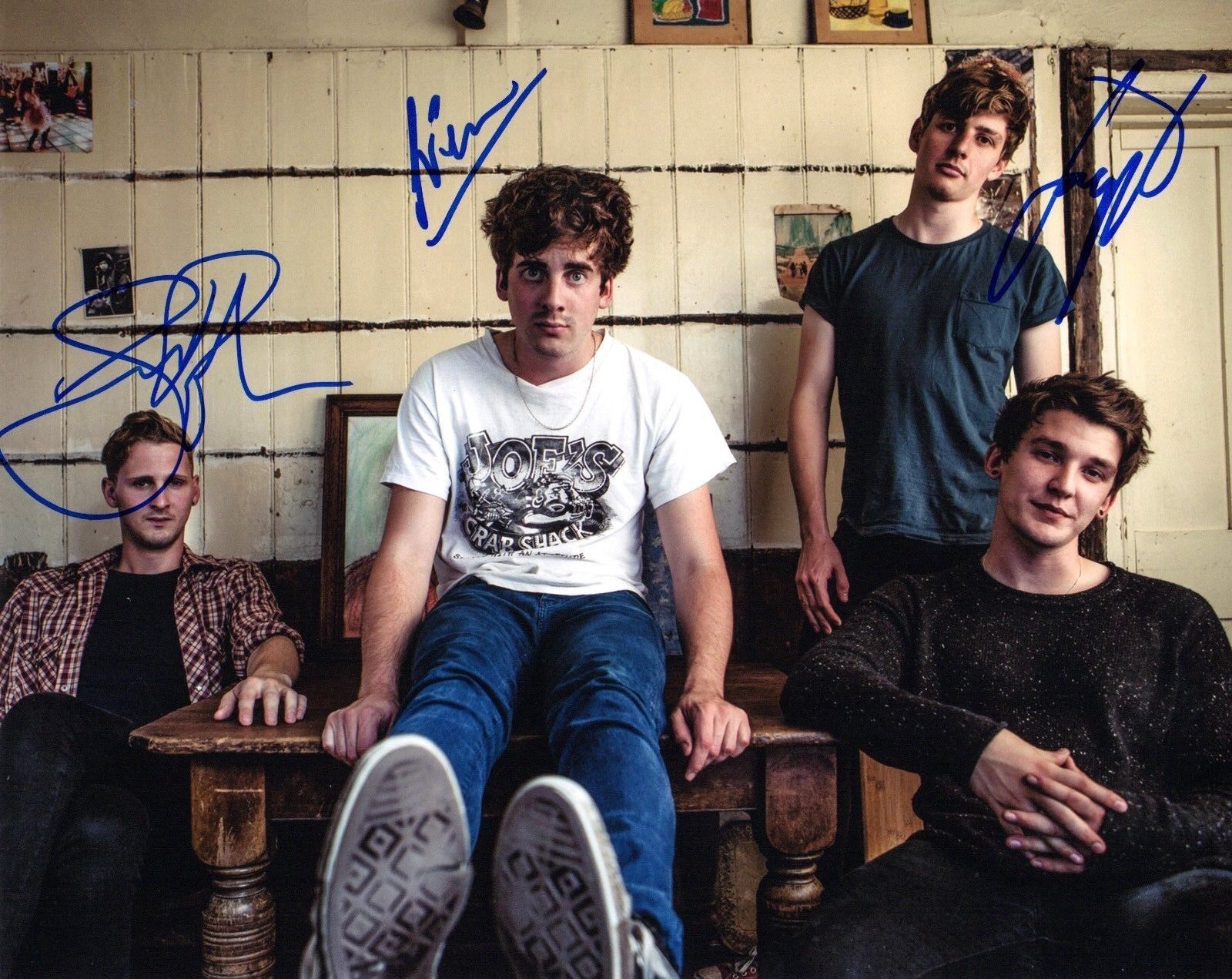 GFA British Rock Band * CIRCA WAVES * Signed 8x10 Photo Poster painting C3 COA